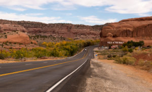 USA, Utah, Highway to Moab National Park, US Highway 191, Hole n The Rock USA, Utah, Highway to Moab National Park, US Highway 191, Hole n The Rock